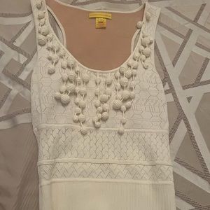 White knit top